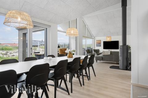 Opholdsrum med plads til 14 i luksushus nr. 929.