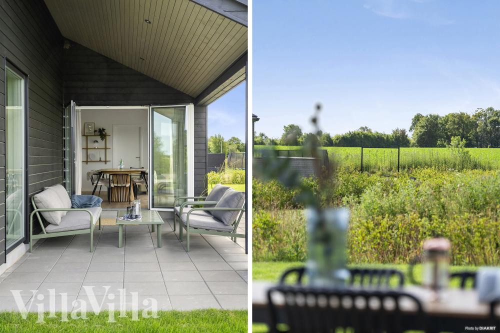 Luksushus nr. 942 har en dejlig terrasse med gode havemøbler til 8 personer.