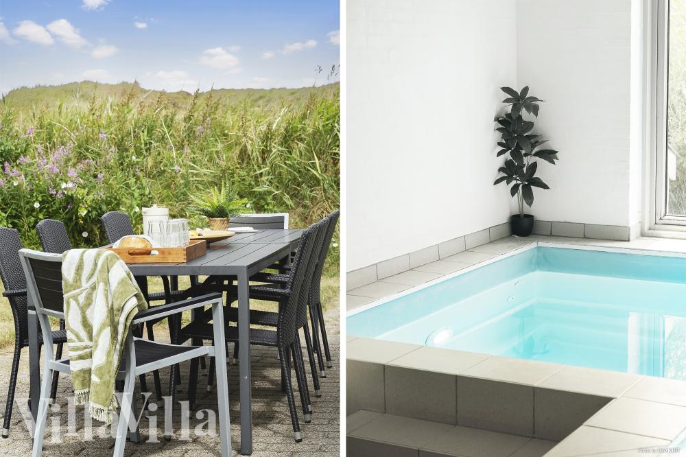 Den lækre pool i luksushuse nr. 974 til 8 personer