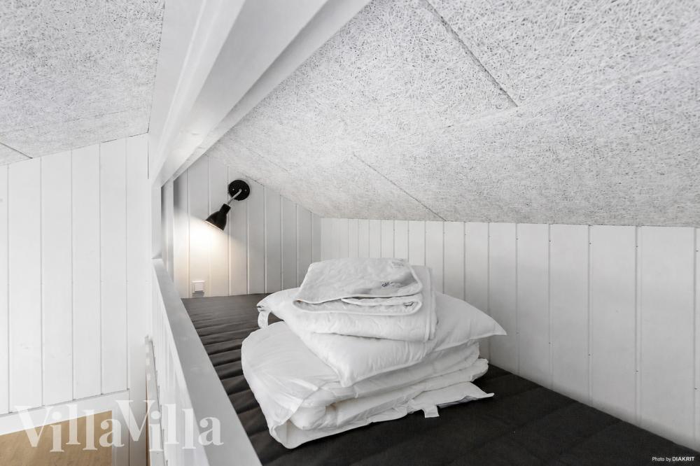 Nogle af de 14 sovepladser findes på hemsen i luksushus nr. 931