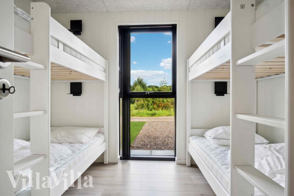 Soveværelse I luksushus nr. 1002 i Østjylland