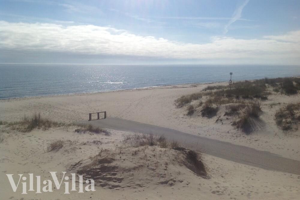 Den dejlige strand nær luksushus 469 ved Lolland/Falster/Møn.