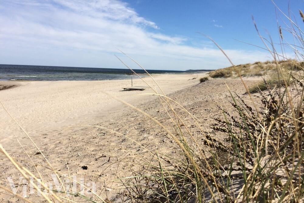 Stranden nær luksushus nr. 406.