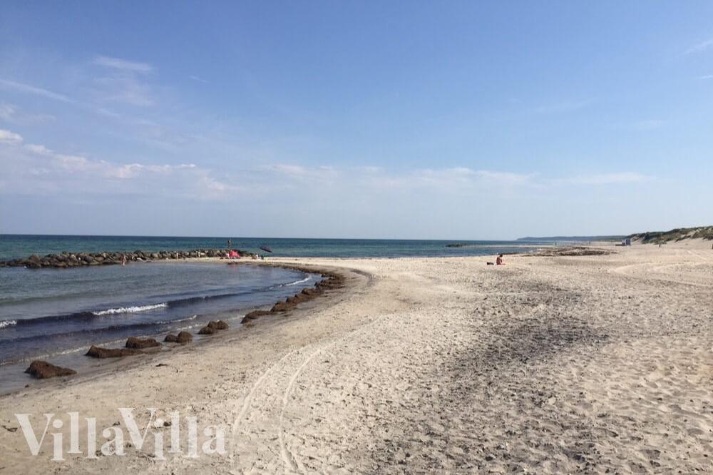 Den dejlige strand nær luksushus 406 ved Nordsjælland.