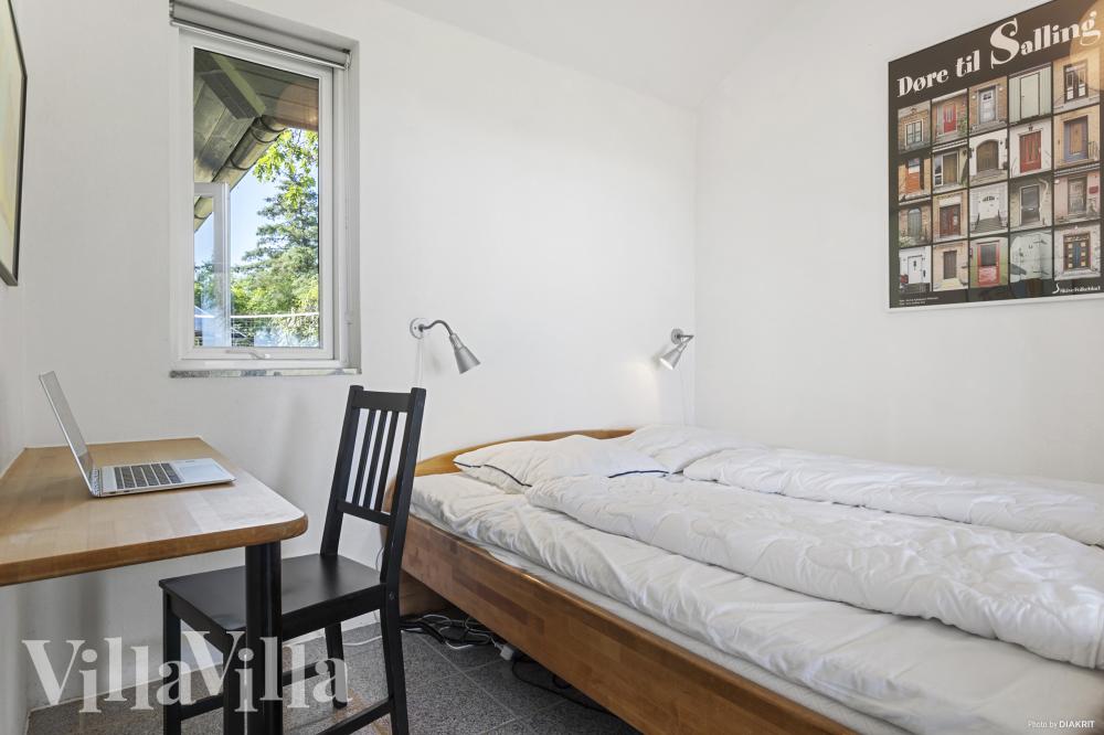 Soveværelse I luksushus nr. 1009 i Limfjorden