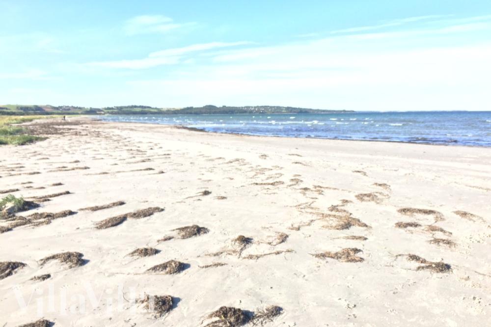 Den dejlige strand nær luksushus 997 ved Nordsjælland.