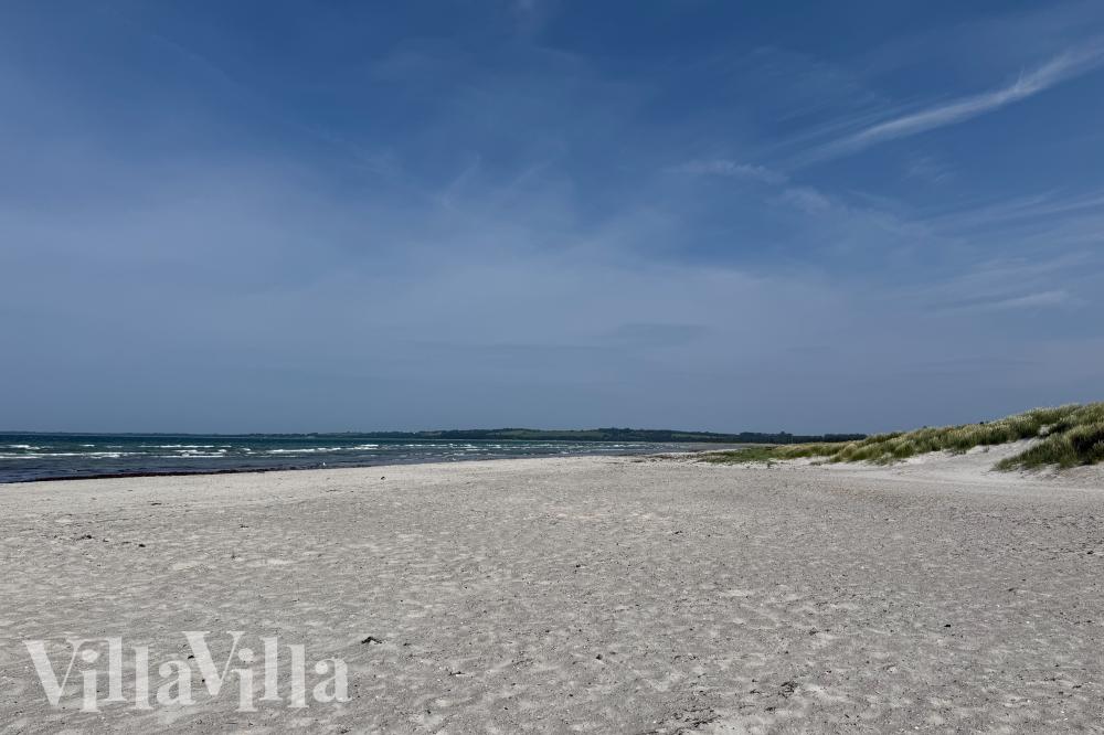 Den dejlige strand nær luksushus 1004 ved Lolland/Falster/Møn.